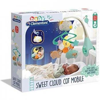 Clementoni - Baby Clementoni Movil de cuna - móvil para la cuna con sonido a partir de 0 meses