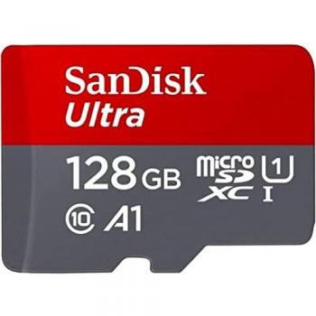SanDisk Ultra 128GB MicroSDXC UHS-I Class 10 Memory Card (SDSQUAB-128G-GN6FA)