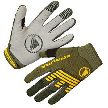 Guantes largos de ciclismo Endura Singletrack verde oliva (L)