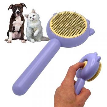 Cepillo Quita Pelos para Mascotas EL ÁTICO PETS - Extracción Fácil, Desplazamiento del Cabezal, Limpieza Ágil y Desenredante