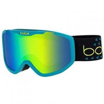 Bollé ROCKET PLUS Blue Black Matte / Green Emerald Cat.2 | Small - Gafas de esquí Unisex-Niños
