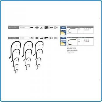 Mustad Anzuelo MAR 92553S-SS - 25, N°4/0