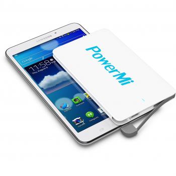 Batería Externa Móvil PowerMi ultra delgada 4000 mAh - Samsung Galaxy,iPhone 5,6,7,SE, Xiaomi, Huawei, Nexus, etc- Cargador Externo Portátil ultra delgado y ligero - Power Bank - Adaptador Lightning