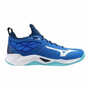 Mizuno Zapatillas de Voleibol Wave Dimension Azul Unisex