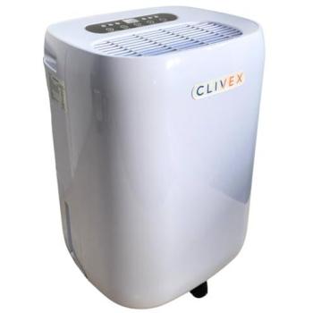 Deshumidificador Clivex HomeDry 20L para 40m² con Ruedas Resistentes, Ergonómico y Bajo Consumo, Desagüe Directo y Depósito de 2,9 Litros