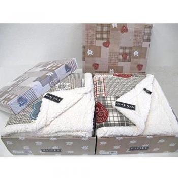daunex Plaid Morbid Otto Edelweiss - Colchón individual cm. 160 x 210