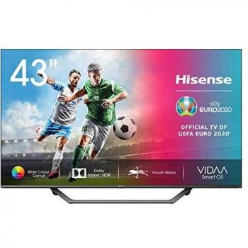Hisense UHD TV 2020 55AE7400F - Smart TV 55 Resolución 4K, Dolby Vision, Wide Color Gamut, audio DTS Virtual-X, Ultra Dimming, Vidaa U 4.0, con Alexa integrada