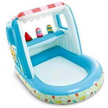 Intex 48672NP - Centro de Juegos Heladería Hinchable con 3 Helados