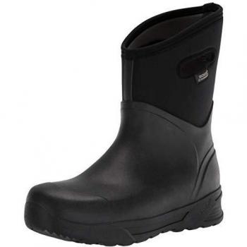 BOGS Men's Bozeman Mid Soft Toe Waterproof Insulated Boots Black 71972-001