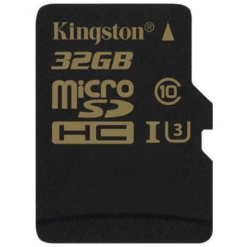 Kingston SDCG/32GBSP Gold Tarjeta de memoria microSD de 32 GB con UHS-I Speed Class 3