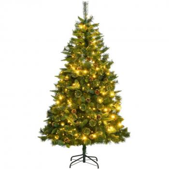 300 LED Artificial Hinged Christmas Tree 210 cm