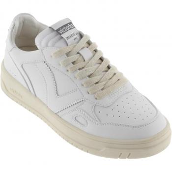 Zapatillas deportivas unisex monocromo con puntera perforada