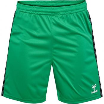 Hummel Short Authentic Pl para Hombre 219970_6235 - Pantalones Cortos de Deporte, Material Transpirable, Diseño Clásico, Cintura Elástica con Cordón Ajustable, Bolsillos Laterales, Ideal