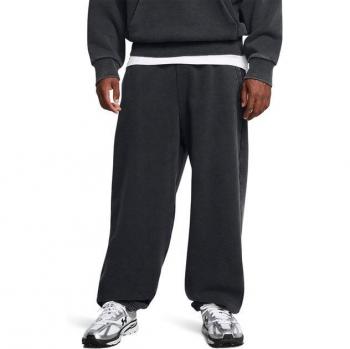 Pantalones de chándal para hombre Under Armour Icon Hwt Fleece Lavado Oversize Negro
