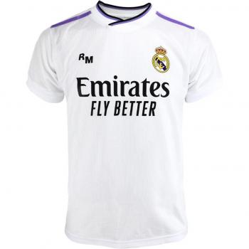 Camiseta Réplica Oficial de la Primera Equipación del Real Madrid C.F. Infantil
