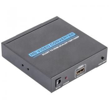 Adaptador Convertidor SCART a HDMI con Alimentación 5V