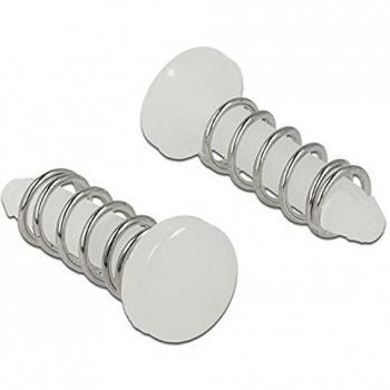 Remaches a presión para disipador térmico - Set de 10 piezas blancas