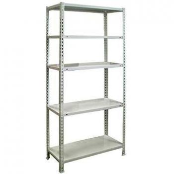 Estantería Metálica Kit Ecoclick Mini 5 / 300 Blanco 1800x800x300 Cm - Simon Rack