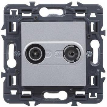 Base TV Elec 9X9X3,8Cm Emp Intermedia ABS Alum Valena Next L