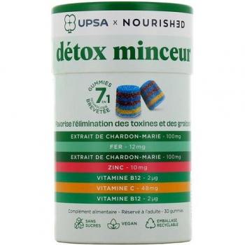 Gominolas Upsa X Nourish Detox Adelgazante 7 en 1 30uds