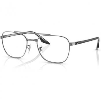 Ray-Ban RX6485 Col. 2502 Unisex Square Gunmetal Eyeglasses