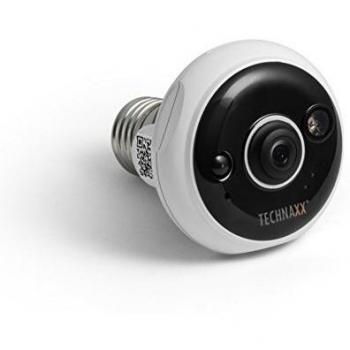 Cámara de Vigilancia IP Interior Full HD 1080p con Portalámparas E27, Micrófono Incorporado y LED IR - Modelo TX-58