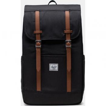 Mochila Herschel Retreat Negra con Funda para Portátil