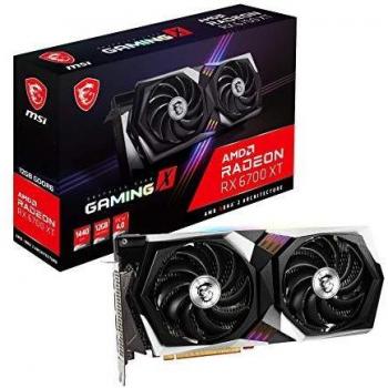 MSI Radeon RX 6700 XT GAMING X 12GB GDDR6 Tarjeta Gráfica, AMD RDNA 2 Arquitectura, TWIN FROZR 8 Sistema de Enfriamiento, TORX F