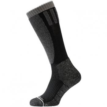 Calcetines Largos de Esquí Jack Wolfskin Merino Negros (Tamaño: 47-49)