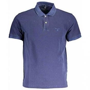 GANT Men's Short Sleeve Blue Polo Shirt