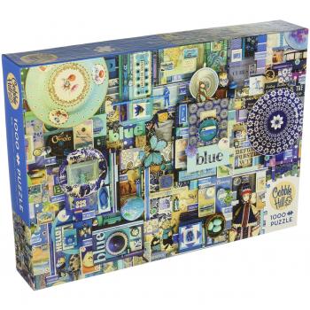 Cobble Hill 1000-Piece Puzzle Blue by Shelley Davies