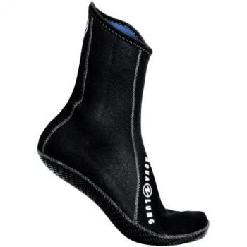 Aqualung Escarpines Elastic Ergo High Top 3 Mm, Botas de neopreno, grosor de 3 mm, diseño alto, talla EU 38-39
