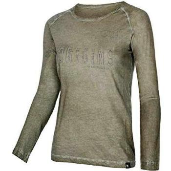 Trangoworld Diva Camiseta, Mujer, Verde Marrón, L