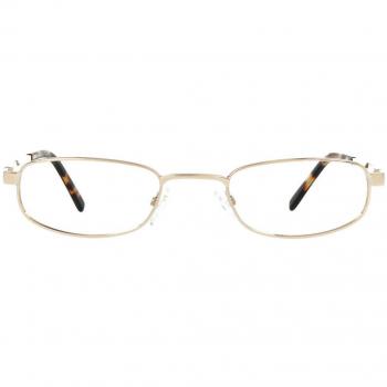 Gafas Recetadas Anti-Azules para Hombre - Armazón Completo Rectángulo Metal Dorado - SmartBuy Collection
