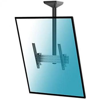 Soporte de Techo Inclinable Kimex para TV 43-75 Modo Vertical Altura 100cm VESA 400x400 Máx 50Kg