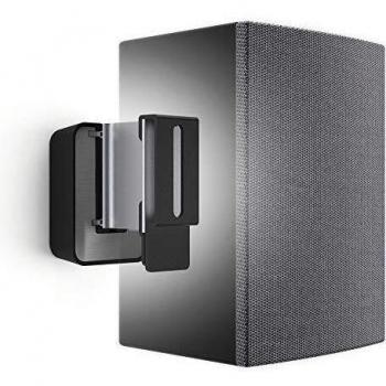 Vogel's SOUND 3200 Soporte de pared universal para altavoces, Máx. 5 kg, Inclinable -30º / + 30º, Girar hasta 70º, También adecuado para Denon Home 150, Negro