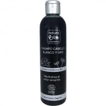 Champú Cabello Blanco y Gris 250ml Naturabio Cosmetics