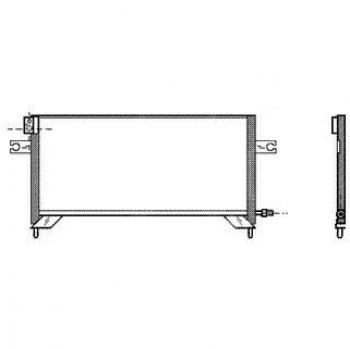 Condensador de Aire Acondicionado Van Wezel 13005204