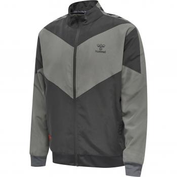 Hummel Chaqueta Grid Walk Out - Chaqueta deportiva, material transpirable, diseño moderno, cierre con cremallera, bolsillos laterales con cremallera, ajuste regular, ideal para actividades al aire libre y entrenamiento