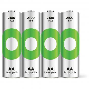 Batería recargable GP ReCyko AA 2100 mAh (NiMH, 1.2 V, paquete de 4 unidades)