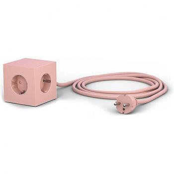 Regleta de Enchufes Avolt Square 1 F 1.8m USB-C 30W Rosa Antiguo