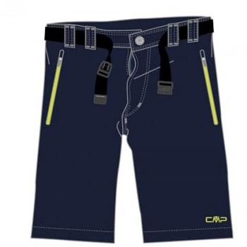 Pantalones Cortos Bermuda CMP Stretch Azul Oscuro Amarillo Neón Infantil 3t51844