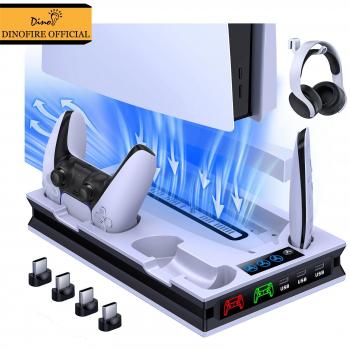 RGB Fast Charging Cooling Station for PS5 Slim Controller