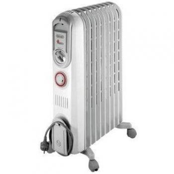 De'Longhi Vento V550920T - Calefactor, 2000 W, 60 m³, blanco