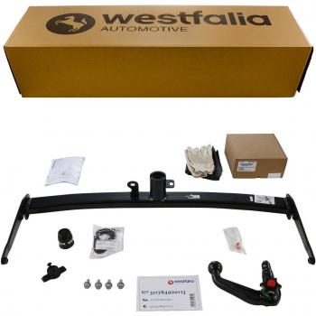 Enganche de remolque extraíble Westfalia 321784900113 para VW Golf 7 Variant (06/2014-08/2020) con kit de cableado a 13 pines, sin preparación previa