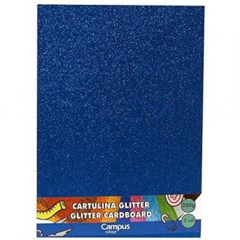 Campus University 630704 - Cartulina, 235 x 305 mm, color azul