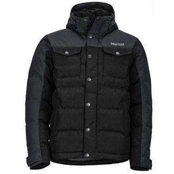 Marmot Fordham Jacket Chaqueta De Plumas Aislante, 700 Pulgadas Cúbicas, Abrigo para Exteriores, Anorak Agua, Resistente Al Viento, Hombre, Black, M