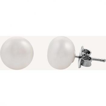 Pendientes Essentials de plata y perla cultivada