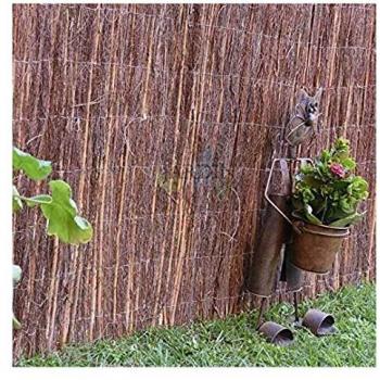 Valla de Ocultación Suinga de Brezo y Mimbre Natural 1.5 x 3 m - Ocultación 95%