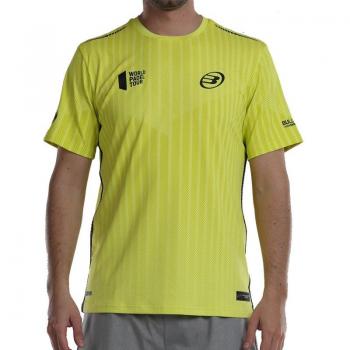 Camiseta de Manga Corta Bullpadel WPT Limbo Limon
